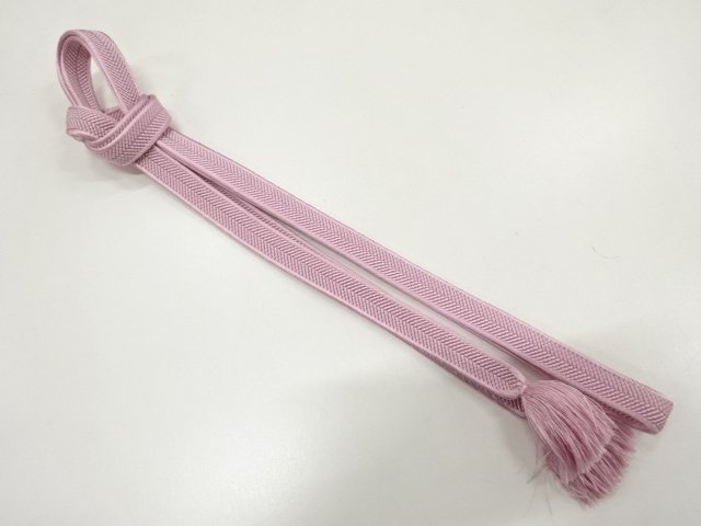 JAPANESE KIMONO / HAND-TIED OBIJIME CORD